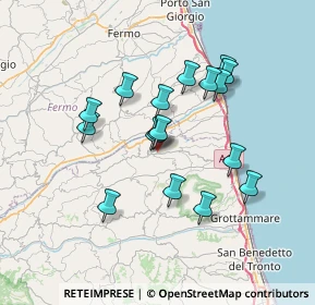 Mappa Via Gentile da Montefiore, 63062 Montefiore dell'Aso AP, Italia (6.31471)