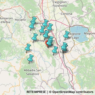 Mappa Via Alessandro Manzoni, 53042 Chianciano Terme SI, Italia (10.73222)