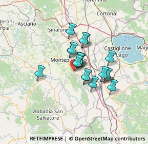 Mappa Via Alessandro Manzoni, 53042 Chianciano Terme SI, Italia (9.49778)