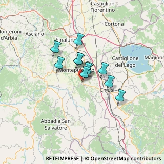Mappa Via Sant'Agnese, 53042 Chianciano Terme SI, Italia (8.86455)