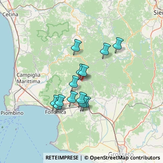 Mappa Strada Comunale Massa Marittima Accesa, 58024 Massa Marittima GR, Italia (12.03538)