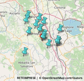 Mappa Via Giuseppe Sabatini, 53042 Chianciano Terme SI, Italia (10.38)
