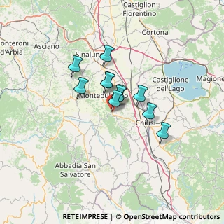 Mappa Via Giuseppe Sabatini, 53042 Chianciano Terme SI, Italia (8.85455)