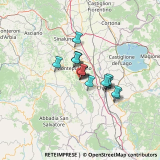 Mappa Via Giuseppe Sabatini, 53042 Chianciano Terme SI, Italia (9.07333)