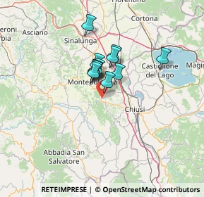 Mappa 53042 Chianciano Terme SI, Italia (8.83417)