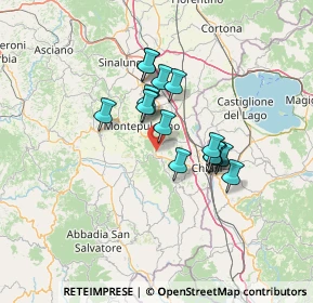 Mappa 53042 Chianciano Terme SI, Italia (10.48063)