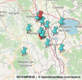 Mappa 53042 Chianciano Terme SI, Italia (11.09786)