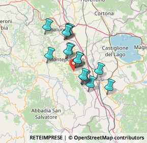 Mappa 53042 Chianciano Terme SI, Italia (9.61438)