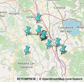 Mappa 53042 Chianciano Terme SI, Italia (8.9925)