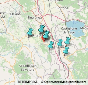 Mappa 53042 Chianciano Terme SI, Italia (8.38917)