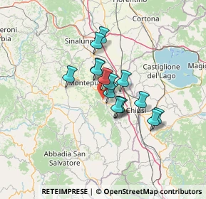 Mappa 53042 Chianciano Terme SI, Italia (9.168)