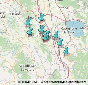 Mappa 53042 Chianciano Terme SI, Italia (8.85364)