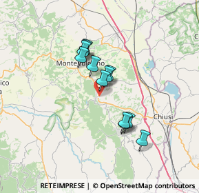 Mappa 53042 Chianciano Terme SI, Italia (5.41583)