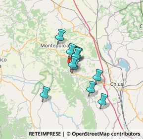 Mappa 53042 Chianciano Terme SI, Italia (4.53091)