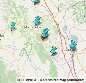 Mappa 53042 Chianciano Terme SI, Italia (7.70357)