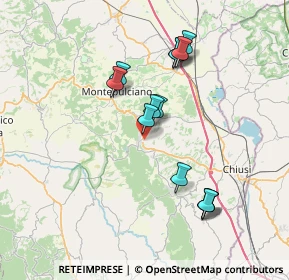 Mappa 53042 Chianciano Terme SI, Italia (7.02615)