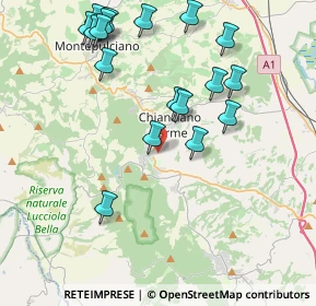 Mappa 53042 Chianciano Terme SI, Italia (4.64111)