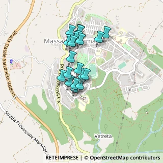 Mappa Via P. Sarcoli, 58024 Massa Marittima GR, Italia (0.3495)