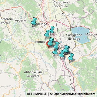 Mappa Viale Lombardia, 53042 Chianciano Terme SI, Italia (11.23643)