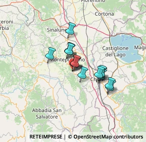 Mappa Viale Lombardia, 53042 Chianciano Terme SI, Italia (9.11333)