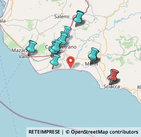 Mappa Via Pitagora, 91022 Castelvetrano TP, Italia (15.5405)