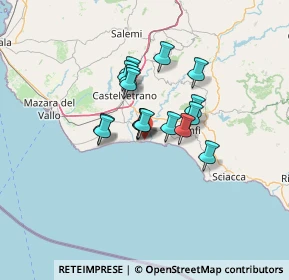 Mappa Via Pitagora, 91022 Castelvetrano TP, Italia (10.05)