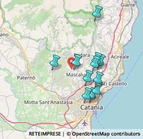 Mappa Via Minardo, 95030 Mascalucia CT, Italia (6.88909)