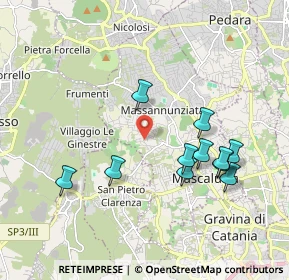 Mappa Via Minardo, 95030 Mascalucia CT, Italia (2.11636)