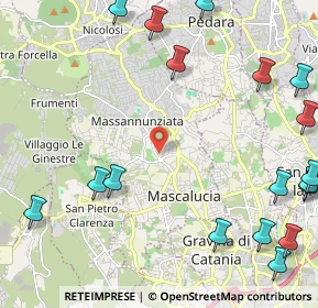 Mappa 95030 Mascalucia CT, Italia (3.58556)