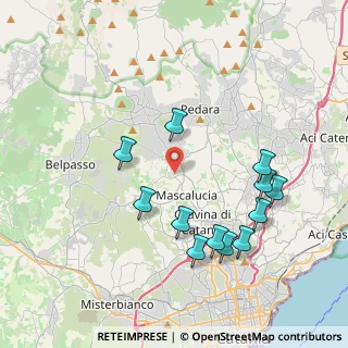 Mappa 95030 Mascalucia CT, Italia (4.5825)