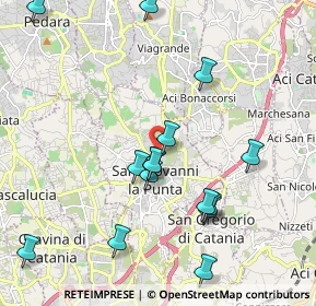 Mappa STABILIMENTO VIA ARCOBALENO 51 UFFICI, 95037 San Giovanni la punta CT, Italia (2.43067)