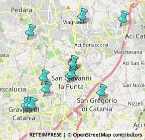 Mappa STABILIMENTO VIA ARCOBALENO 51 UFFICI, 95037 San Giovanni la punta CT, Italia (2.505)