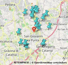 Mappa STABILIMENTO VIA ARCOBALENO 51 UFFICI, 95037 San Giovanni la punta CT, Italia (2.0205)