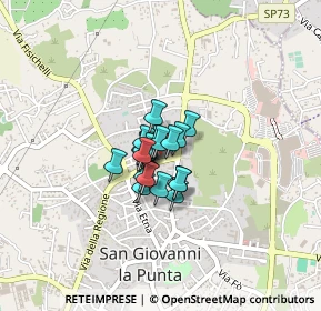 Mappa Viale della regione, 95037 San Giovanni La Punta CT, Italia (0.2185)