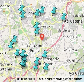 Mappa BOX, 95037 San Giovanni la punta CT, Italia (2.8165)