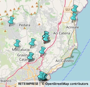 Mappa VIa c. colombo snc, 95037 San Giovanni la punta CT, Italia (5.296)