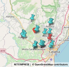 Mappa Via Paternò, 95032 Belpasso CT, Italia (7.131)