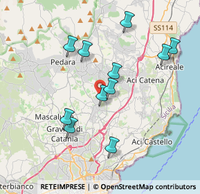 Mappa Via Santa Lucia, 95037 San Giovanni La Punta CT, Italia (4.00364)