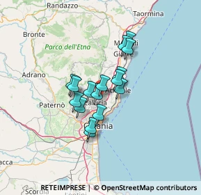 Mappa Via Santa Lucia, 95037 San Giovanni La Punta CT, Italia (10.01563)