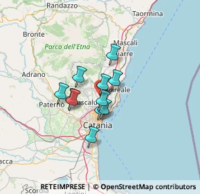 Mappa Via Santa Lucia, 95037 San Giovanni La Punta CT, Italia (9.43545)