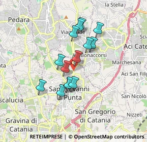 Mappa Via Santa Lucia, 95037 San Giovanni La Punta CT, Italia (1.56071)