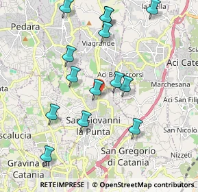 Mappa Via Santa Lucia, 95037 San Giovanni La Punta CT, Italia (2.30214)