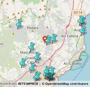 Mappa Via Fisichelli, 95037 San Giovanni la punta CT, Italia (6.146)