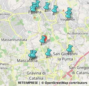 Mappa Via Raffaello Sanzio, 95030 Tremestieri Etneo CT, Italia (2.54923)