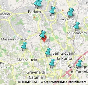 Mappa Via Raffaello Sanzio, 95030 Tremestieri Etneo CT, Italia (2.81455)