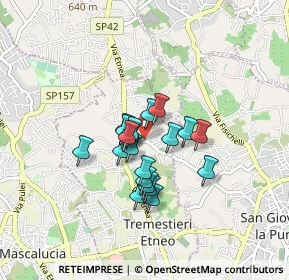 Mappa Via Raffaello Sanzio, 95030 Tremestieri Etneo CT, Italia (0.6435)