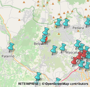 Mappa Via Papa Giovanni Paolo II, 95032 Belpasso CT, Italia (6.399)