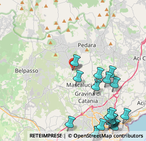 Mappa Via San Michele, 95030 Mascalucia CT, Italia (6.48579)