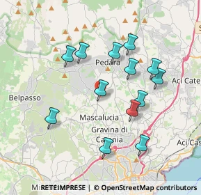 Mappa Via Salemi, 95030 Mascalucia CT, Italia (3.93846)