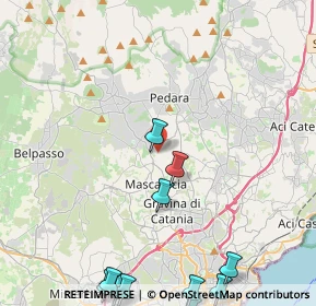 Mappa Via Salemi, 95030 Mascalucia CT, Italia (7.05455)